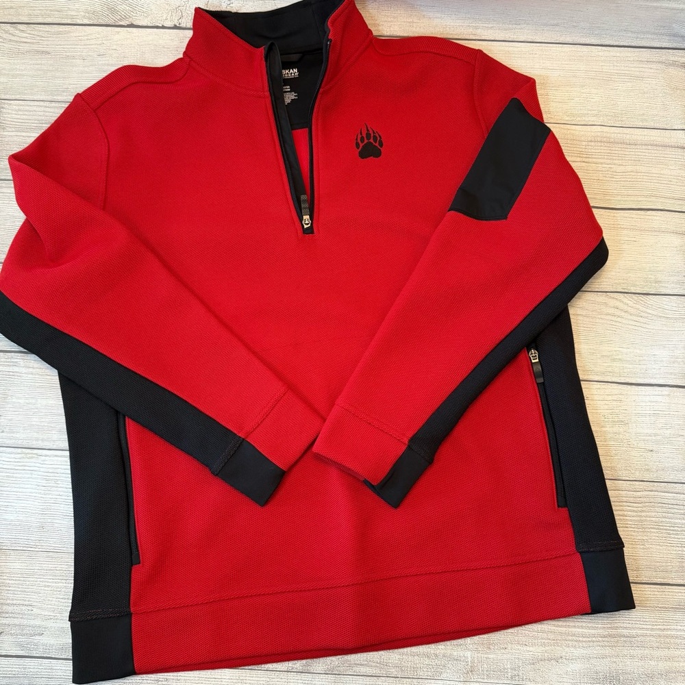 Duluth Trading Co - Alaskan Hardgear Red and Black Pullover